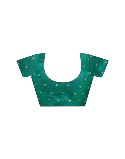 Pink Silk Woven Banarasi Saree