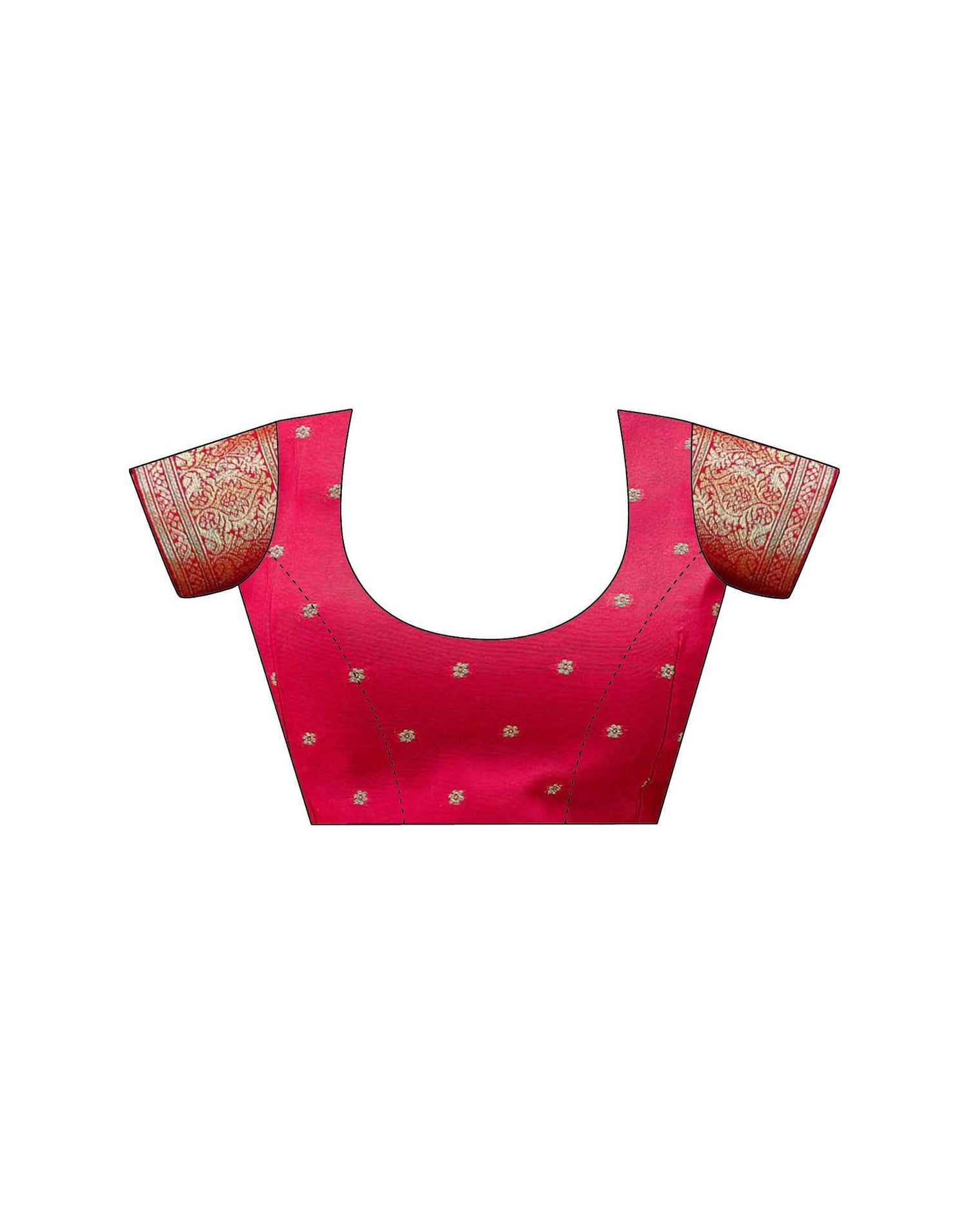 Dark Green Silk Woven Banarasi Saree