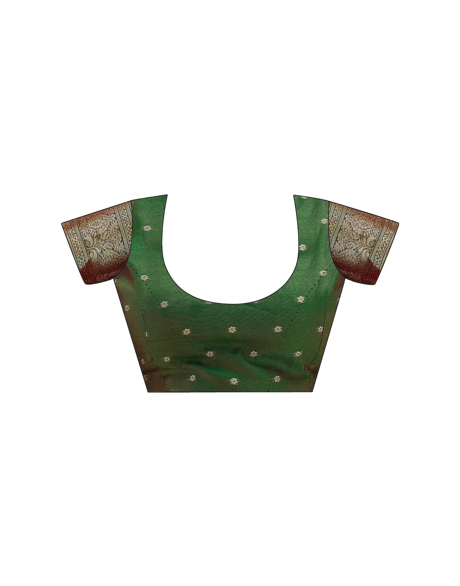 Red Silk Woven Banarasi Saree