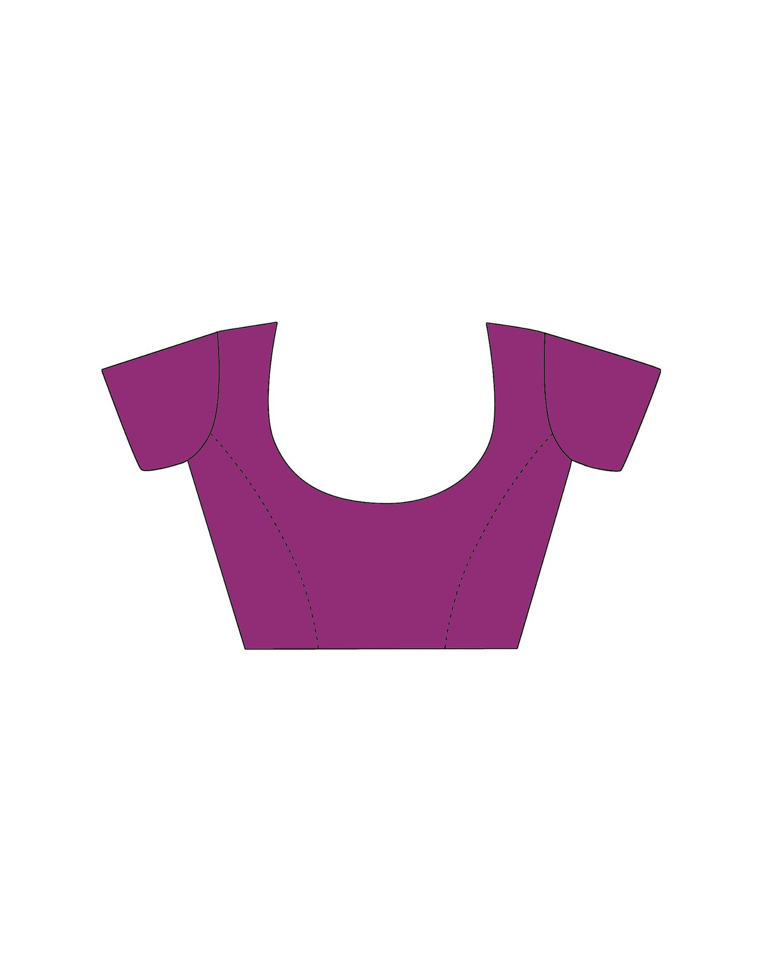 Dark Purple Satin Sequence Embroidery  Saree