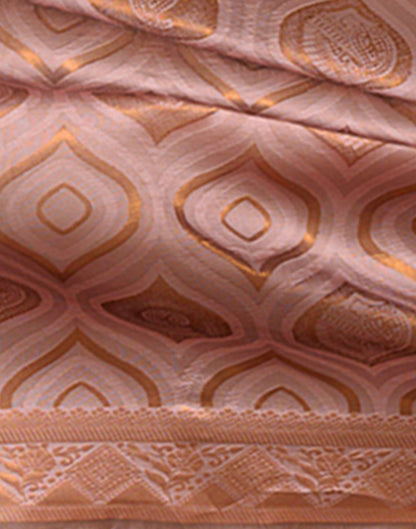 Mauve Silk Woven Saree