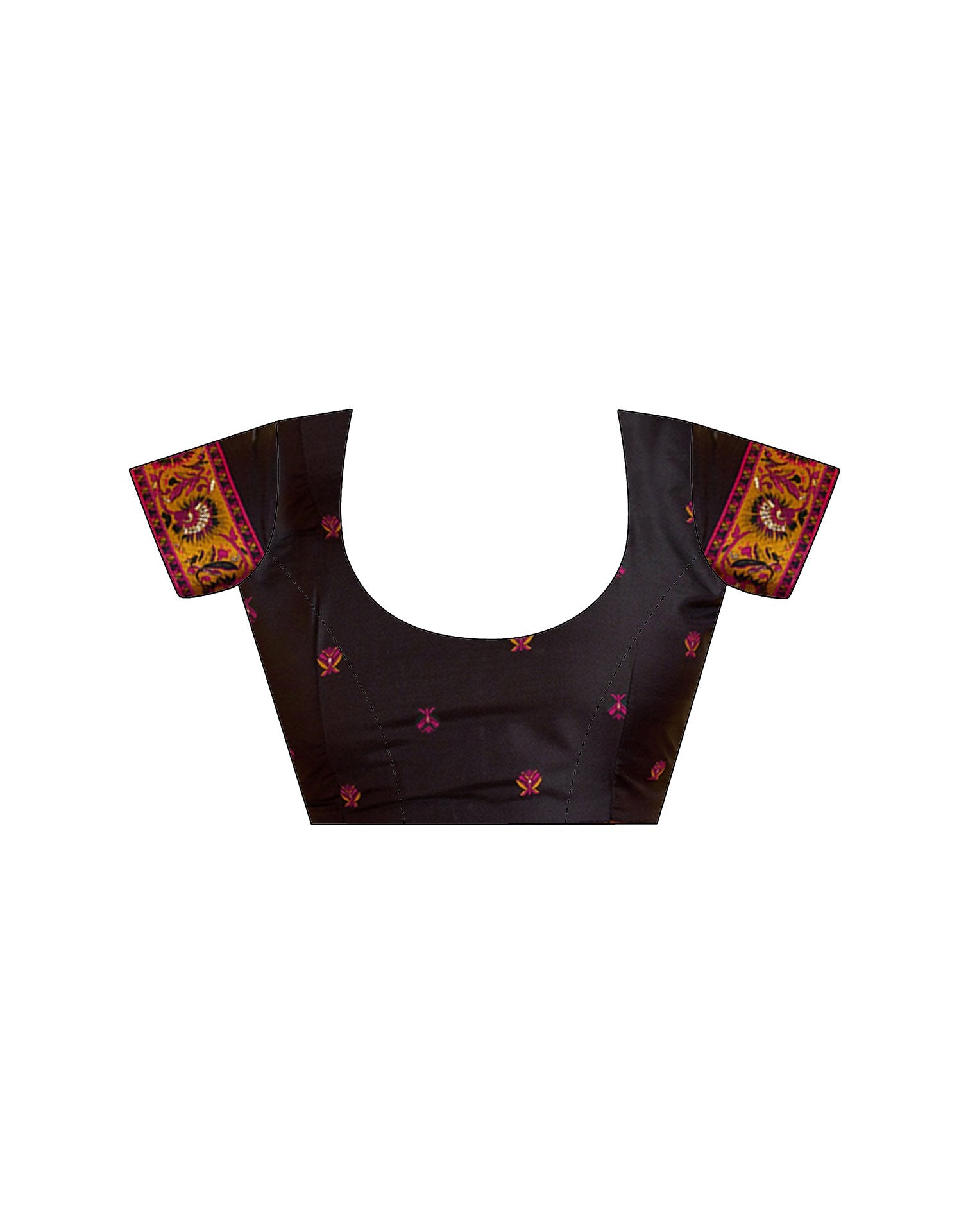 Black Silk Woven Patola Saree