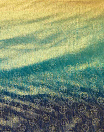 Multicoloured Silk Printed Saree