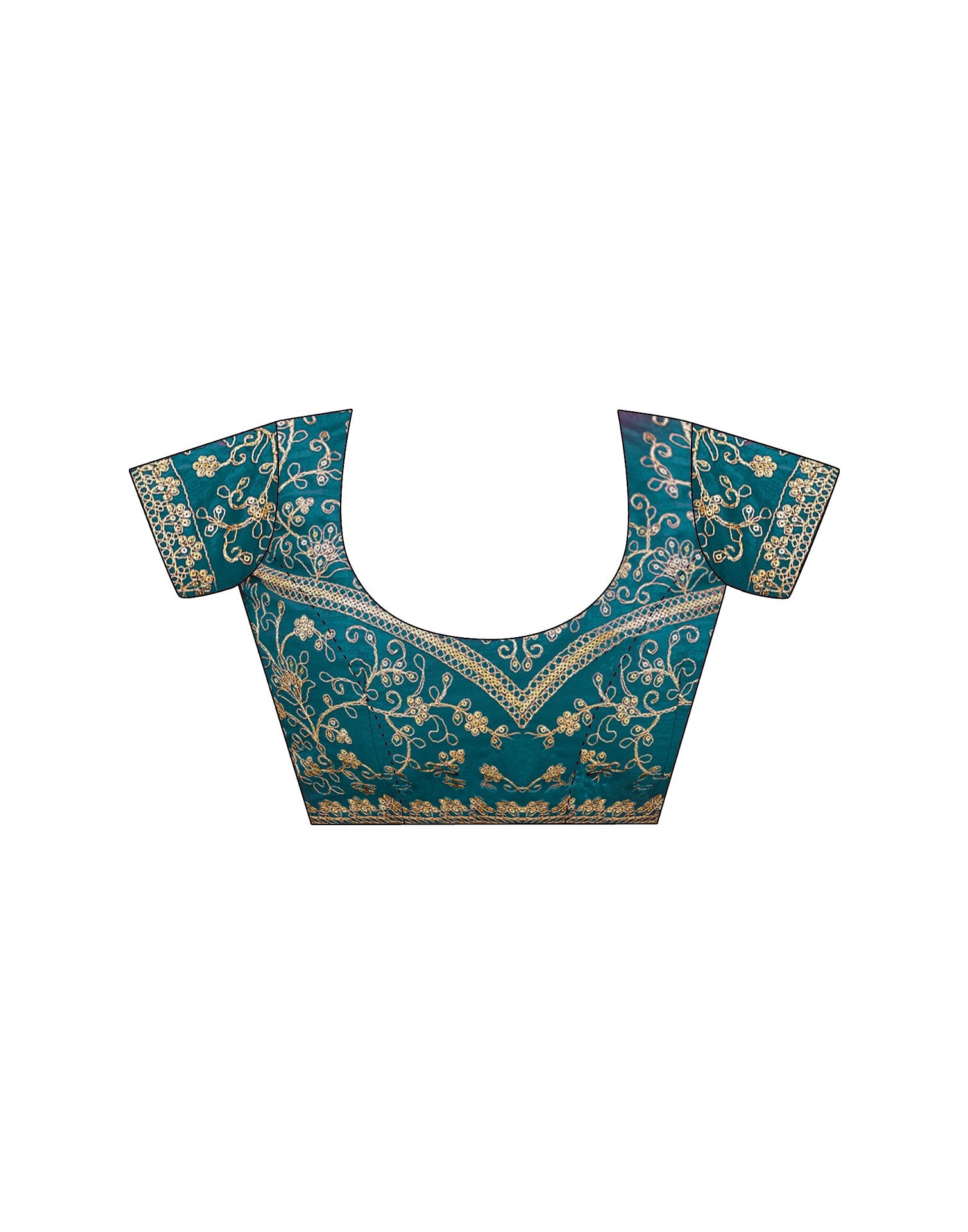 Wine Georgette Zari Stripe Saree