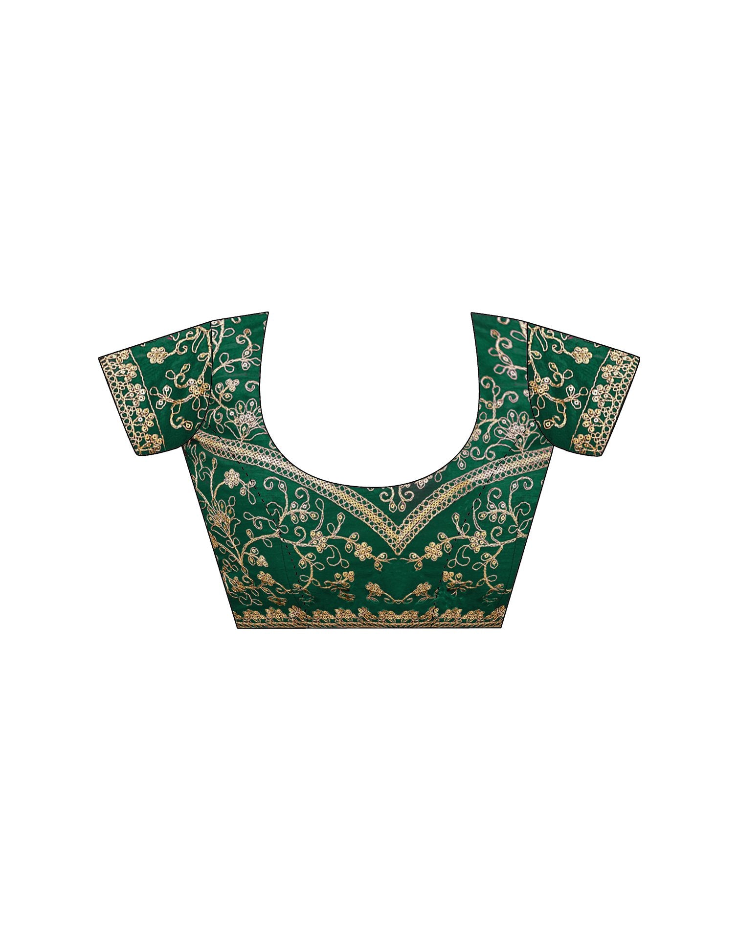 Orange Georgette Zari Stripe Saree