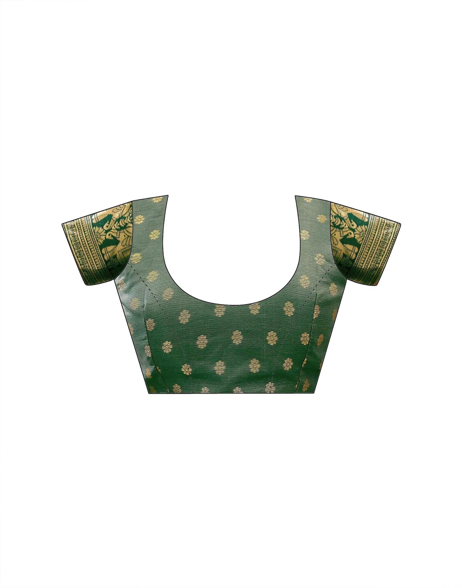 Turquoise Silk Woven Patola Saree