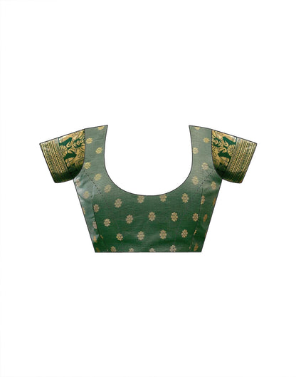 Turquoise Silk Woven Patola Saree