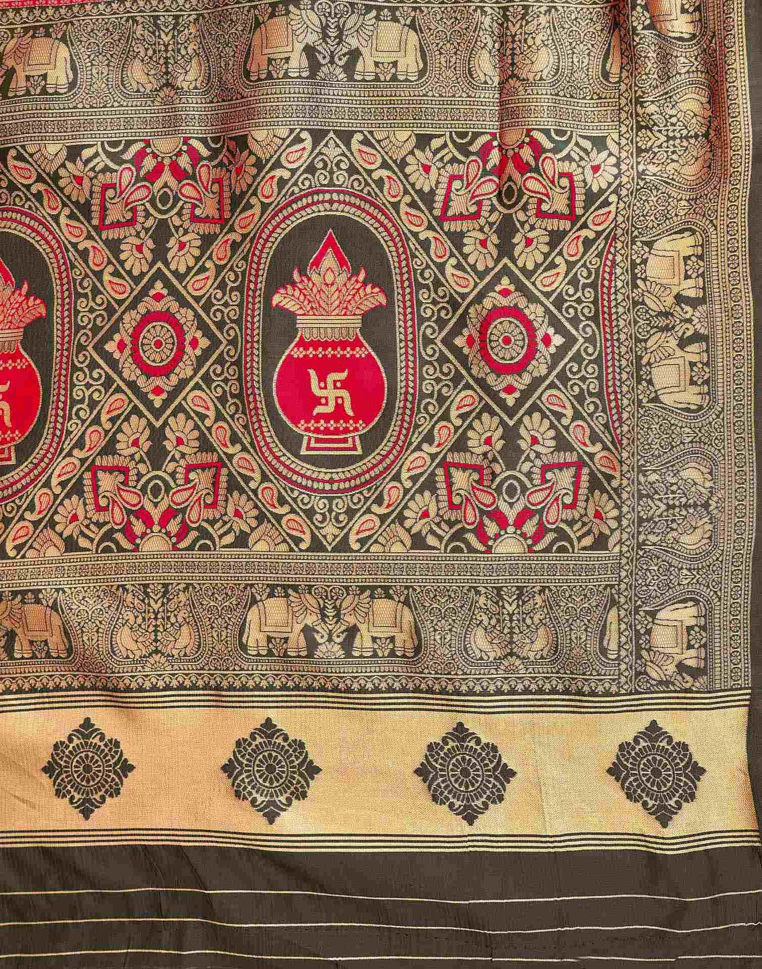 Red Silk Woven Patola Saree