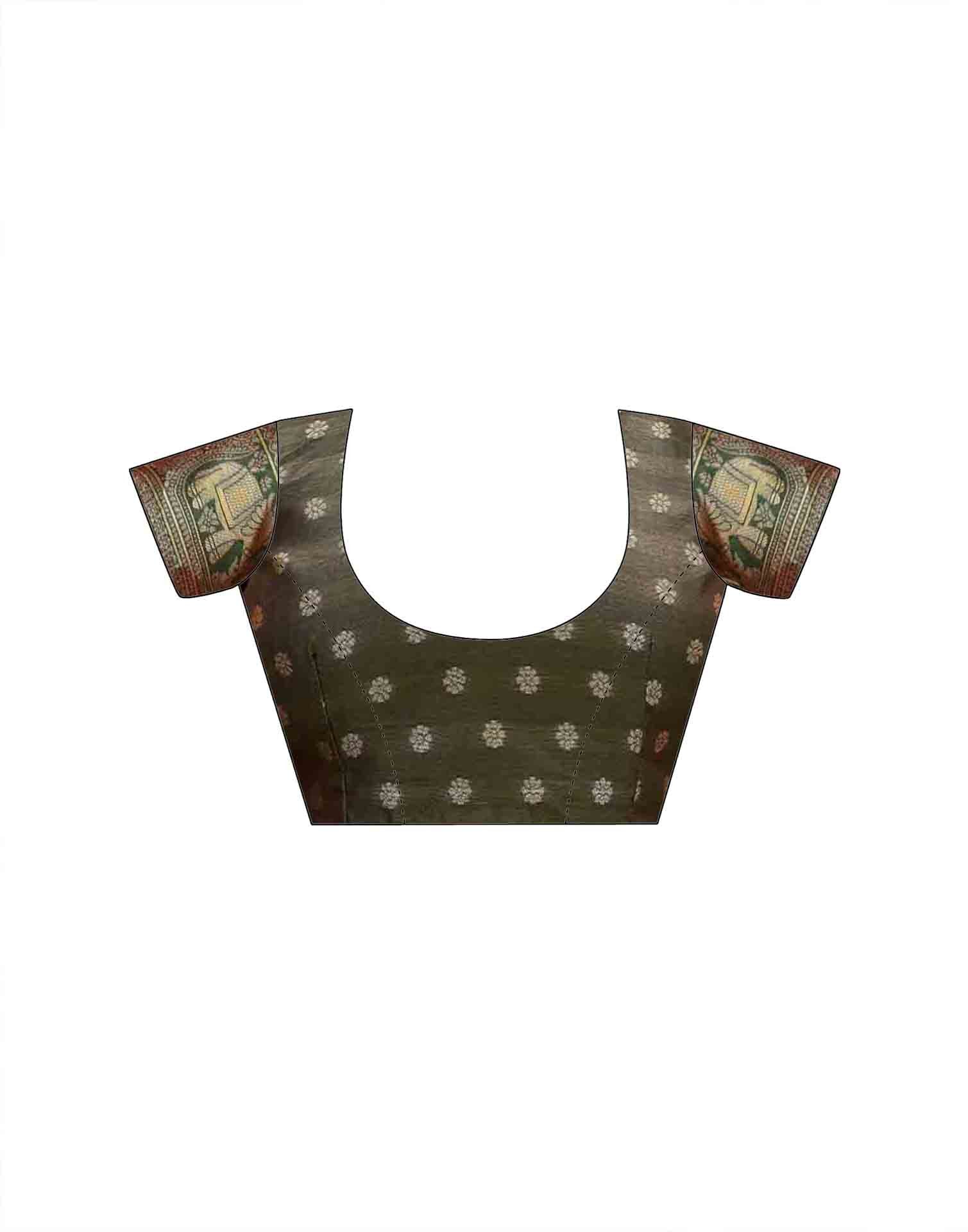 Yellow Silk Woven Patola Saree