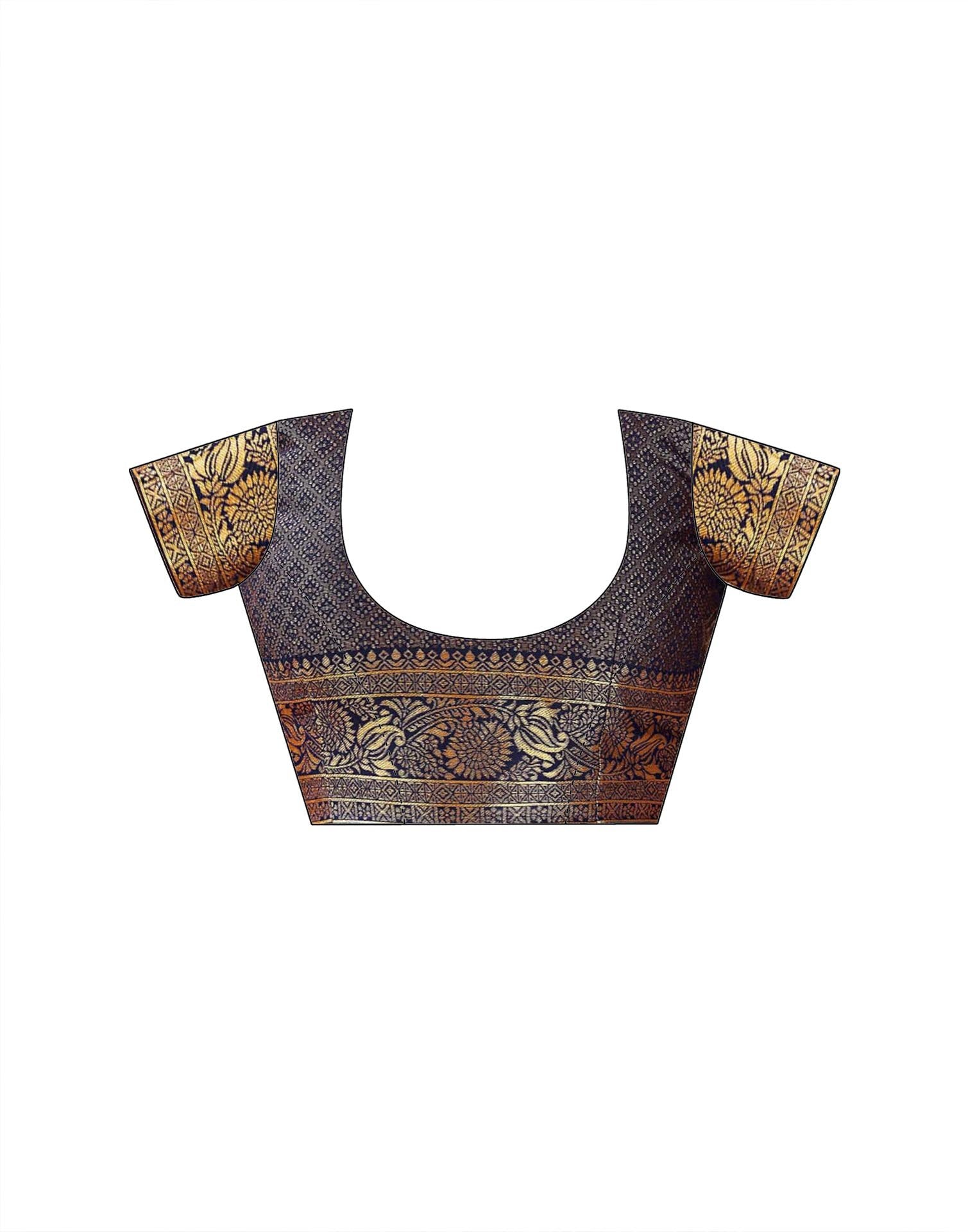 Teal Blue Silk Woven Patola Saree