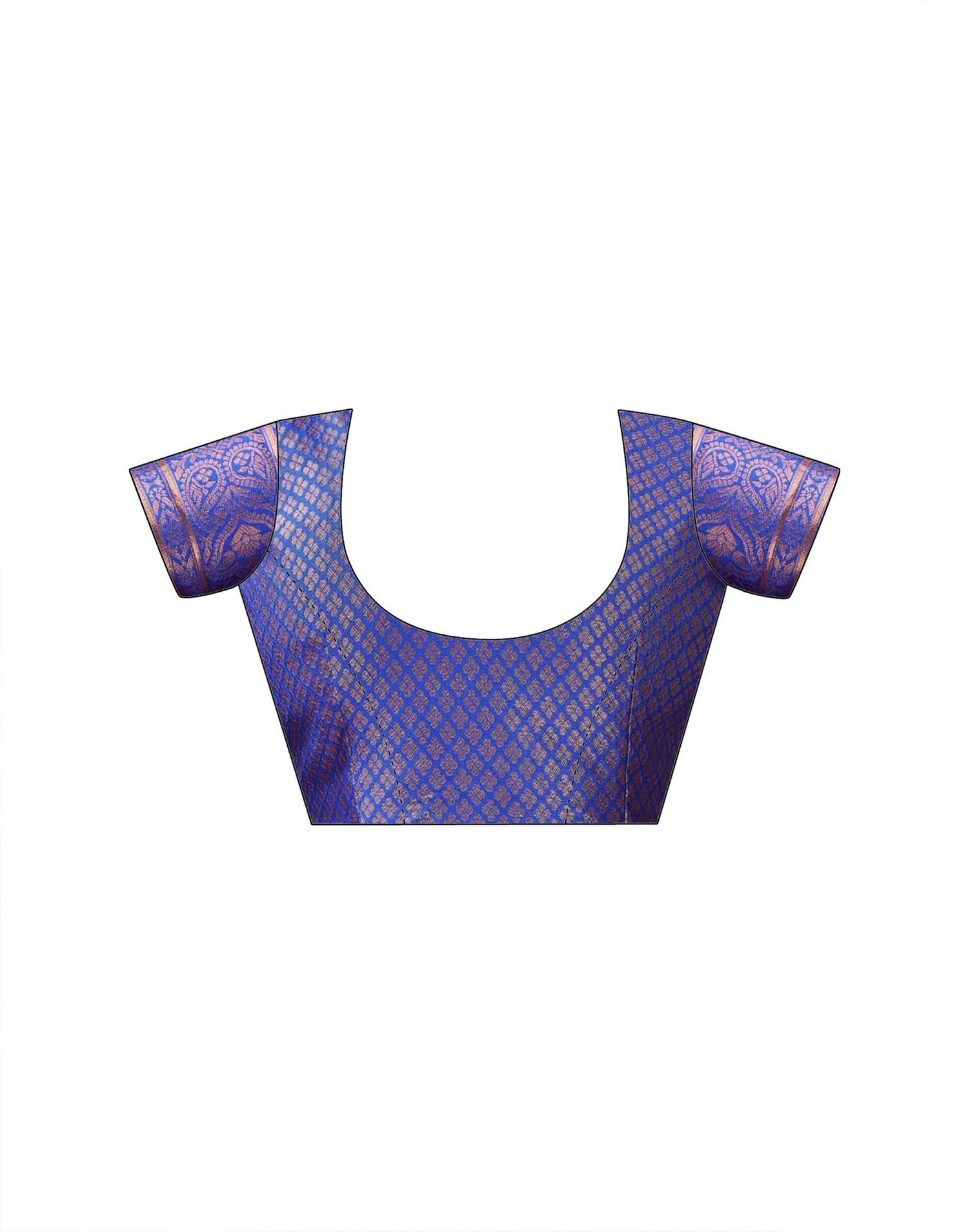 Blue Silk Woven Banarasi Saree