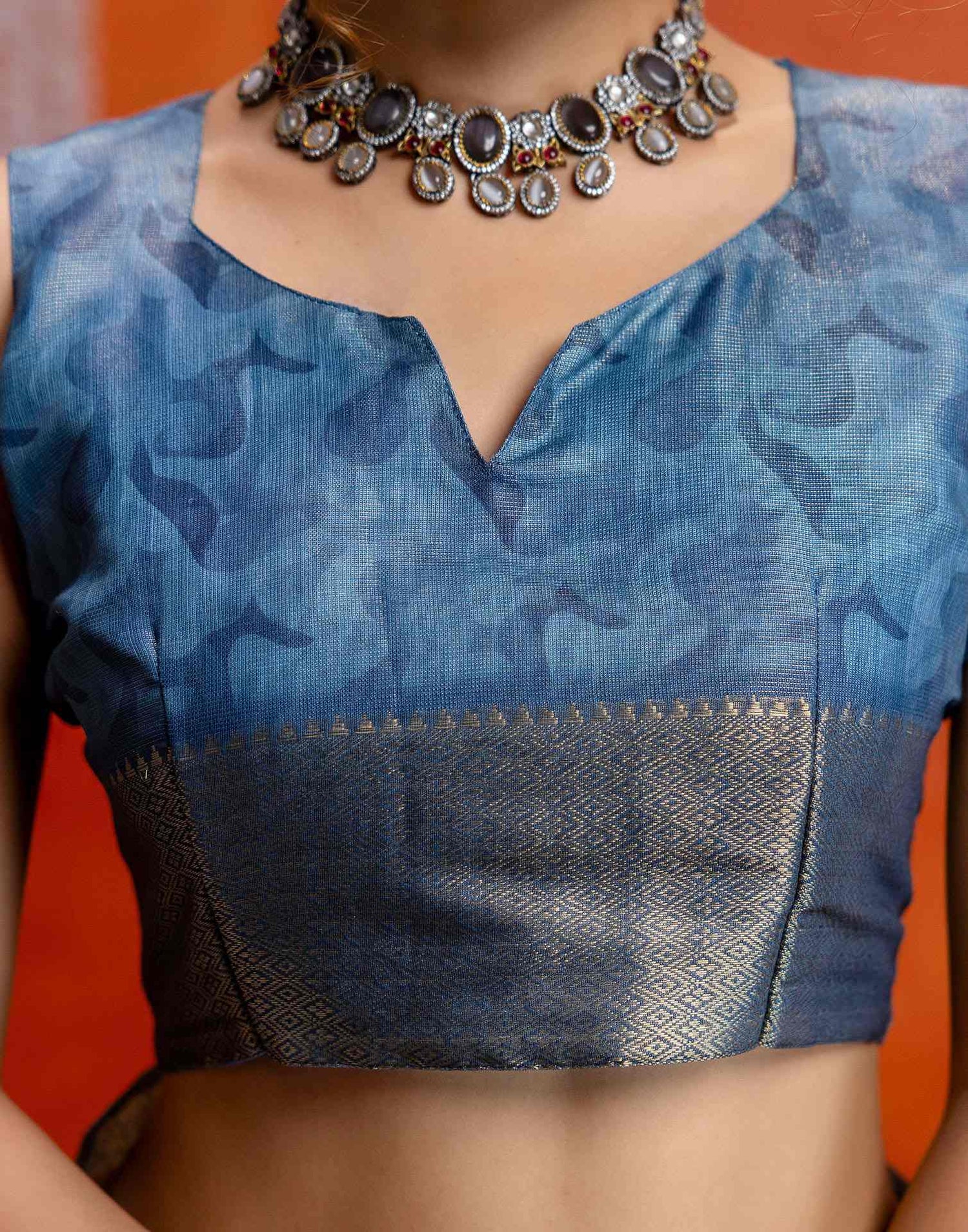 Multicoloured Cotton Printed Woven Saree