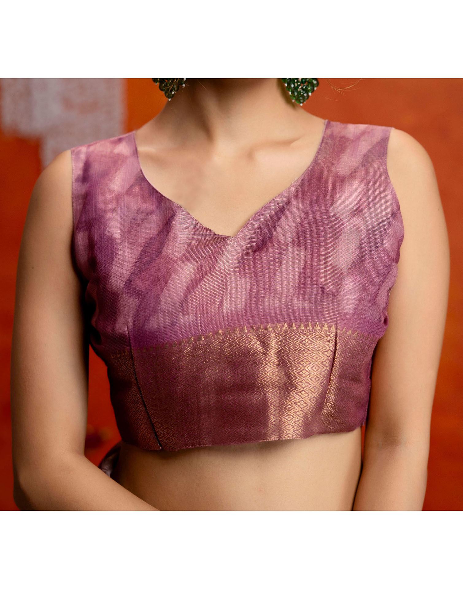 Pink Cotton Printed Woven Saree