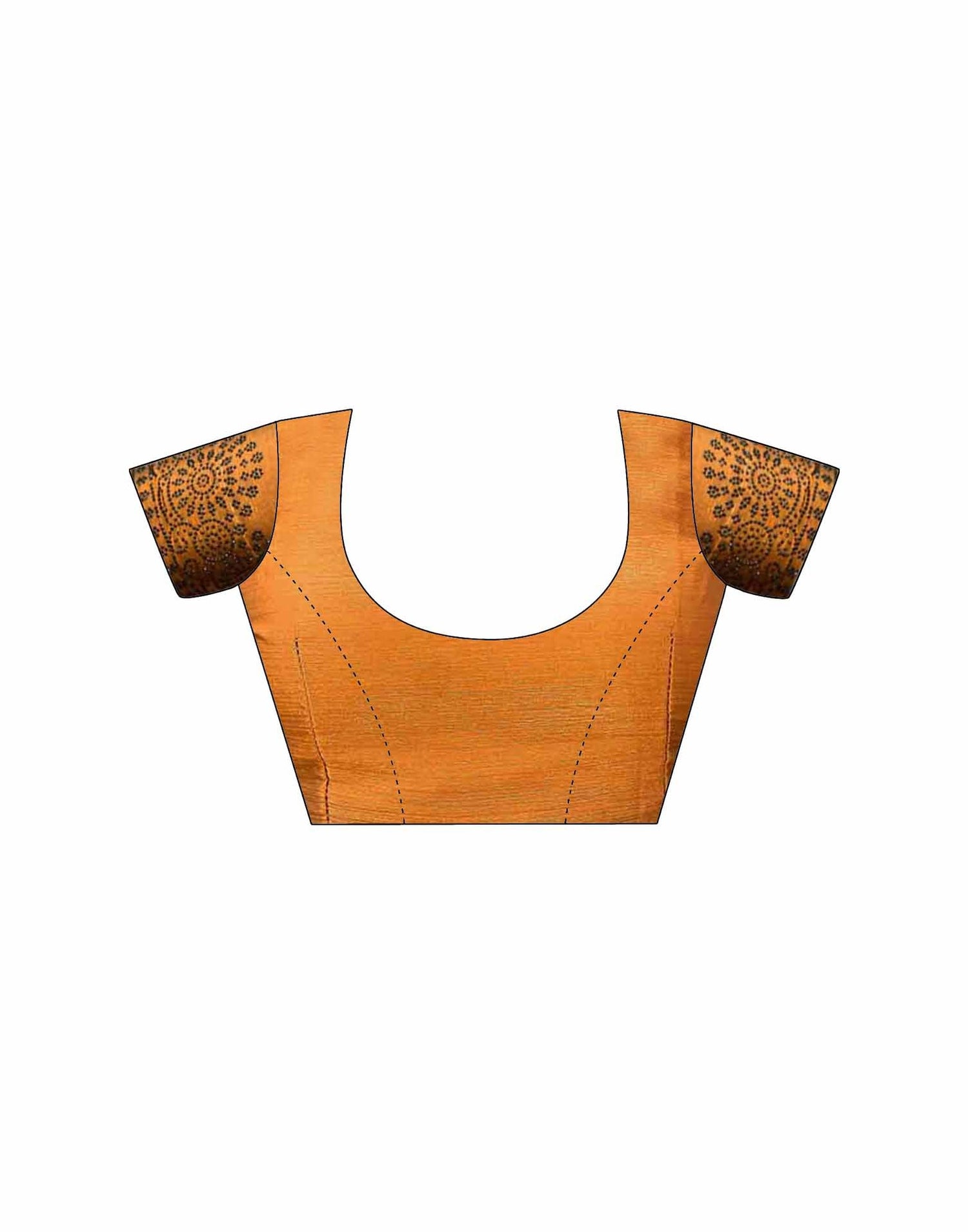 Brown Shimmer Stone Work Swarovski  Saree