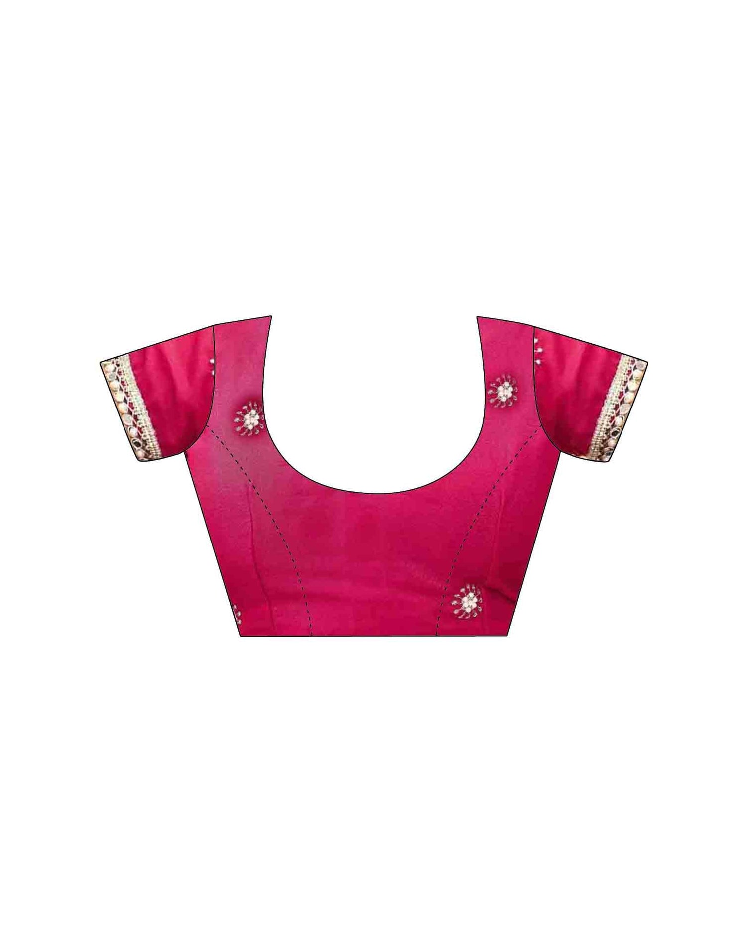 Olive Green Georgette Embroidery Saree