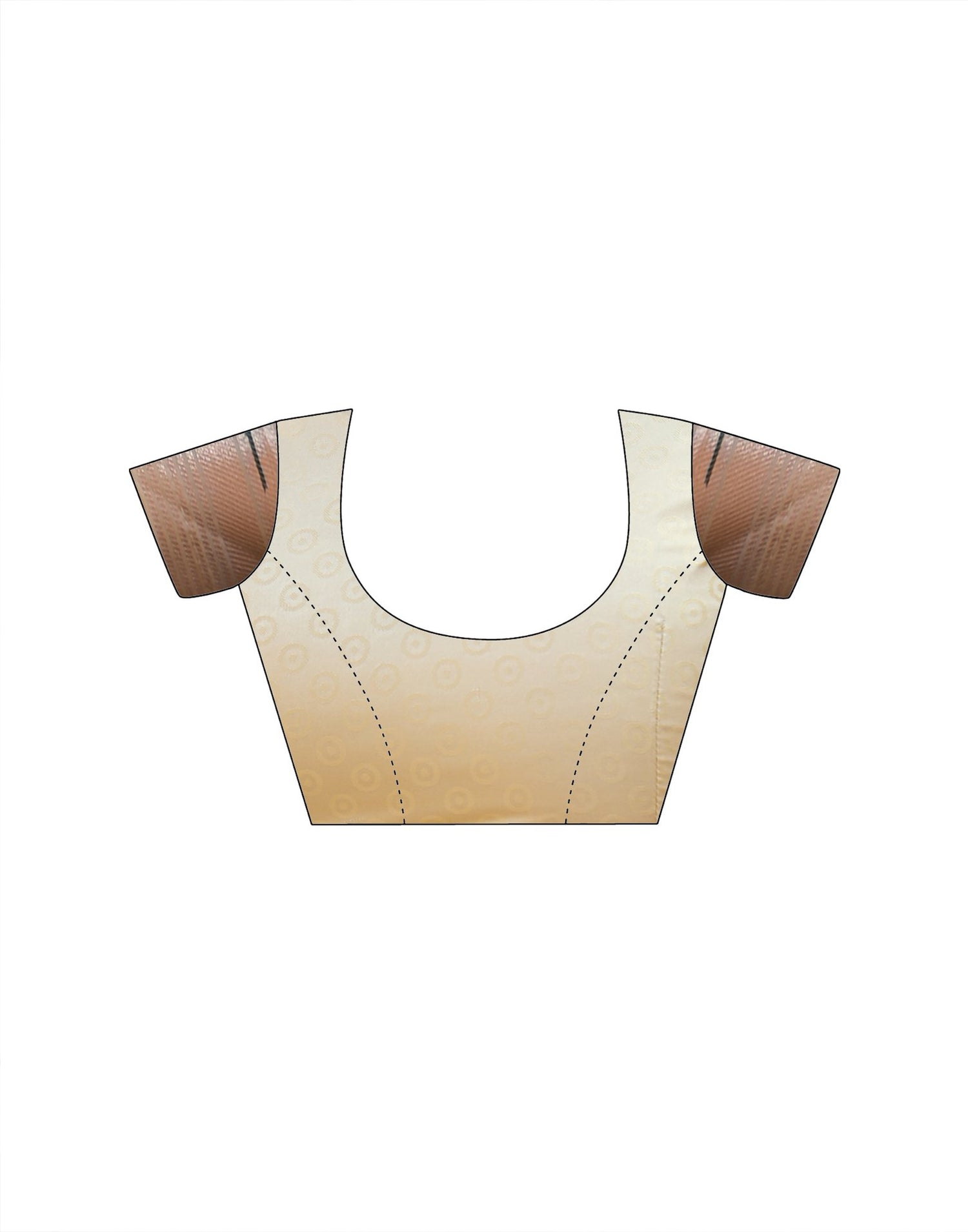 Cream Silk Woven Paithani Saree