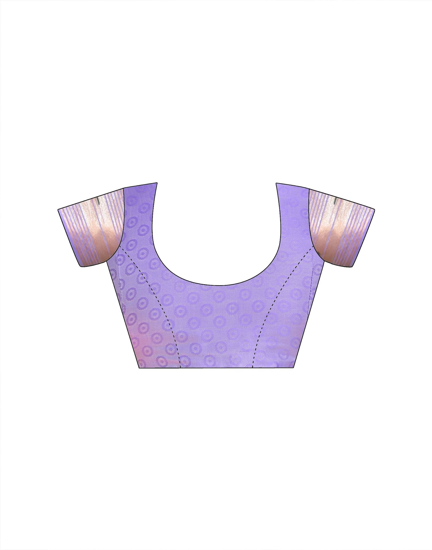 Lavender Silk Woven Paithani Saree