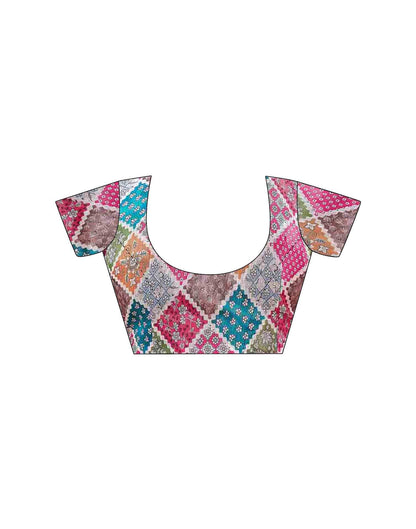 Rani Pink Shimmer Sequence Embroidery Saree