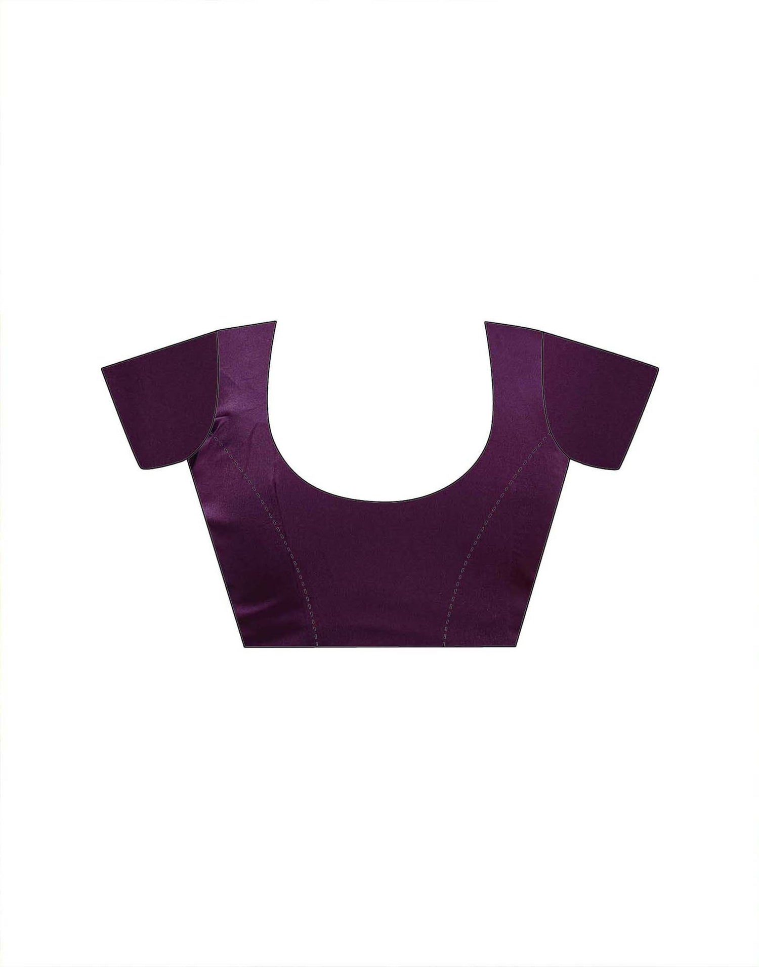 Wine Shimmer Stone Work Swarovski Saree