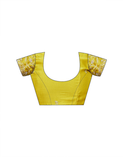 Teal Blue Chiffon Sequence Embroidery Saree