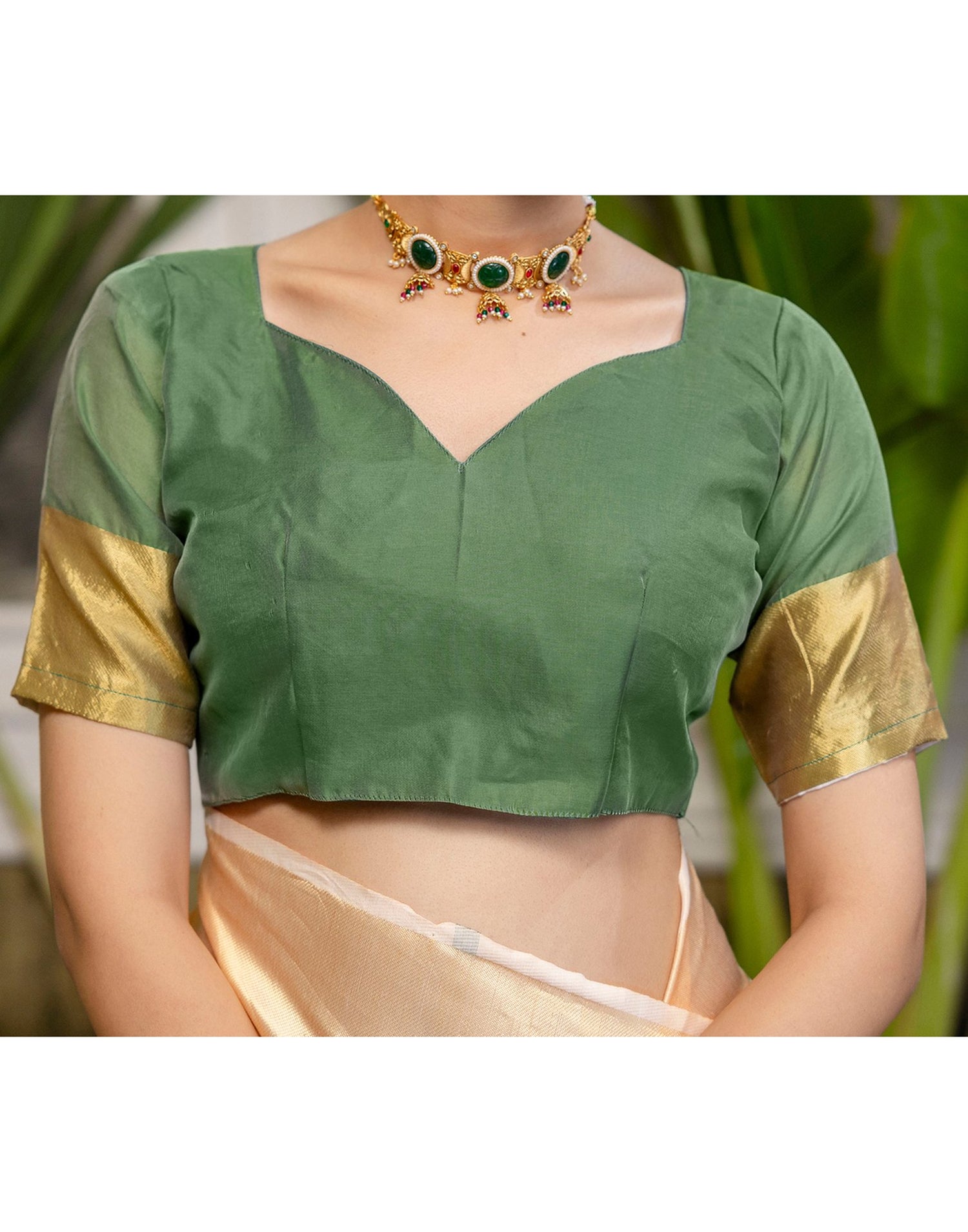 White Linen Woven Saree