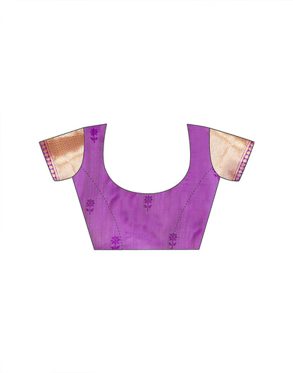 White Silk Woven Kanjivaram Saree