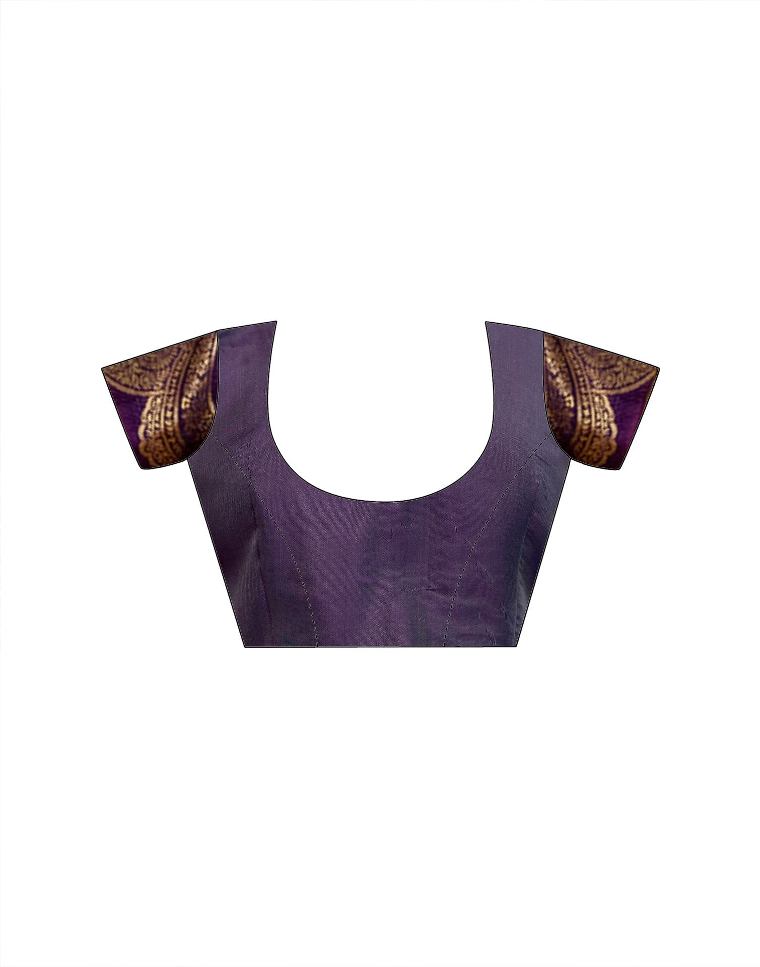 Cream Silk Woven Banarasi Saree