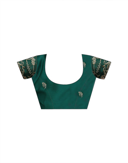 Rani Pink Chiffon Sequence  Embroidery Saree