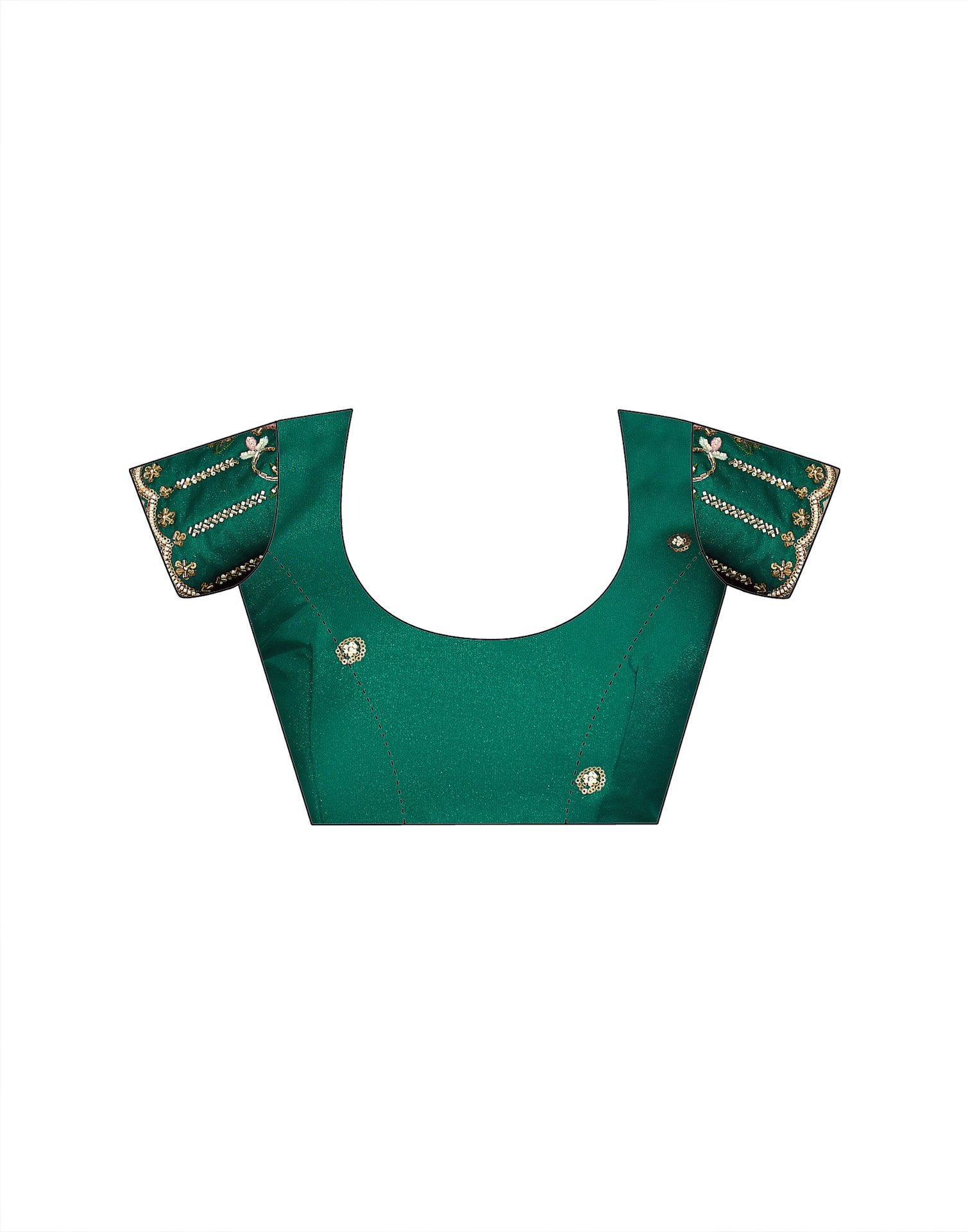 Dark Rani Pink Shimmer Stone Work Embellished saree