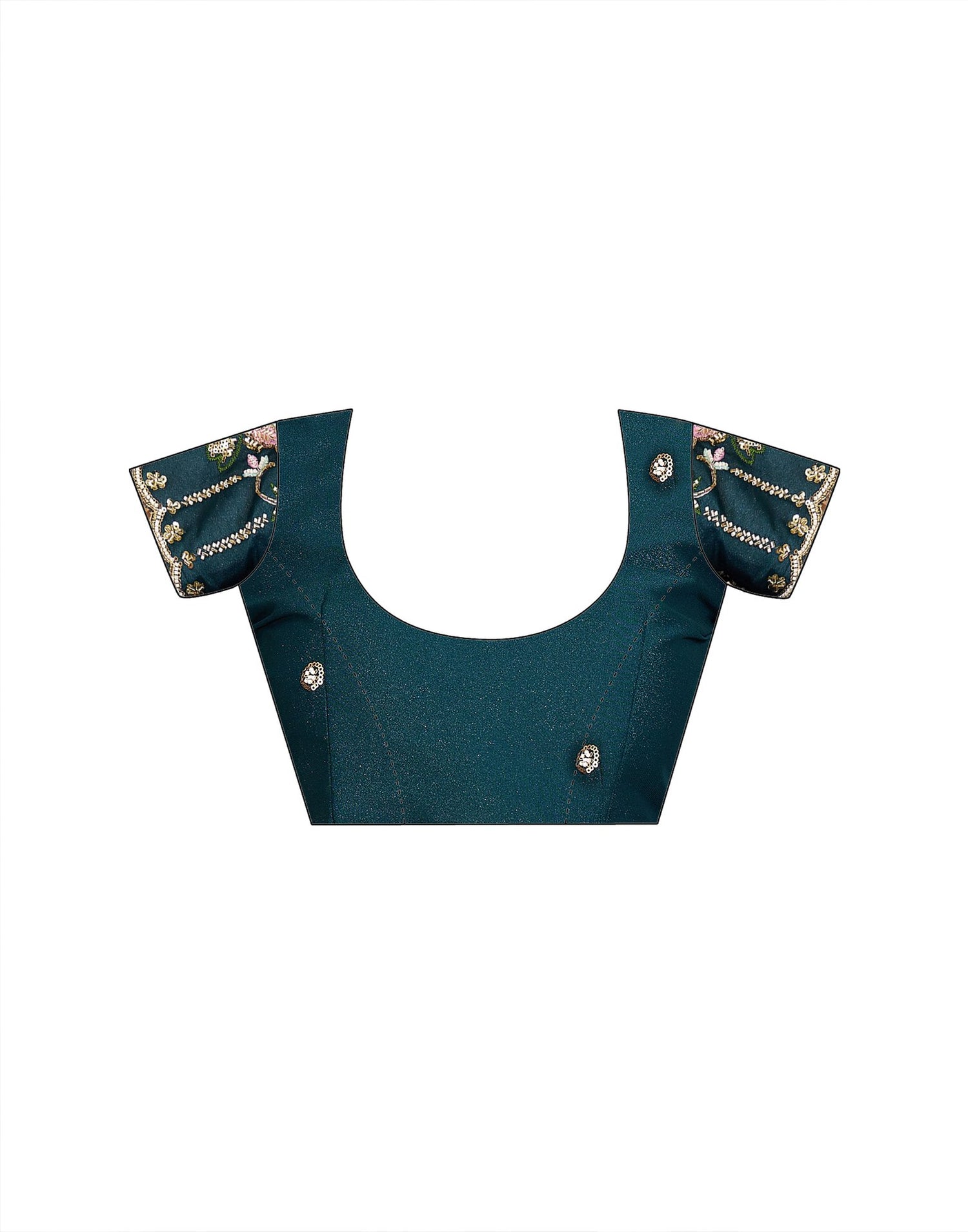 Dark Purple Shimmer Stone Work Embellished saree