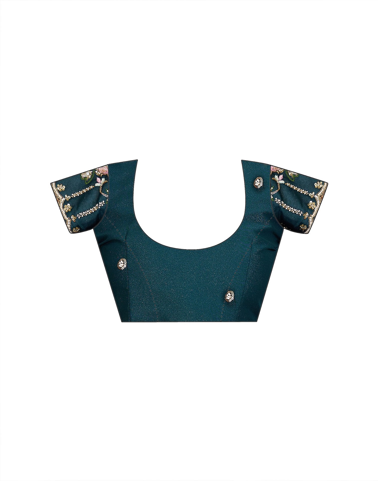 Dark Purple Shimmer Stone Work Embellished saree