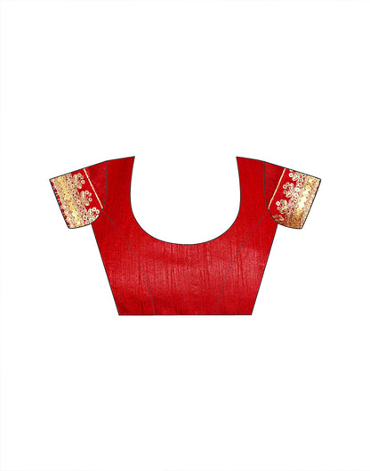 Multicoloured Georgette Bandhani Printed Lace Saree