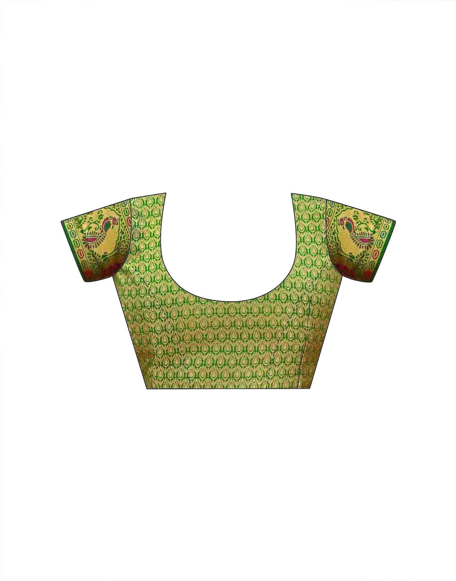 Green Silk Woven Paithani Saree