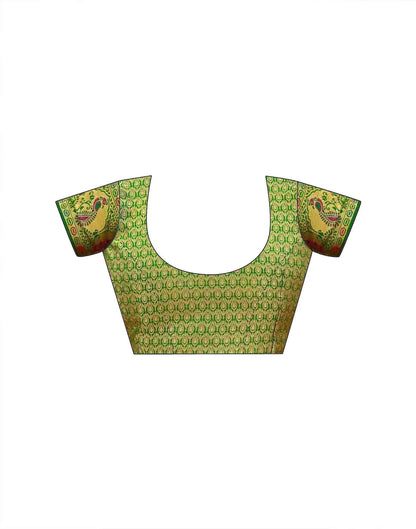 Green Silk Woven Paithani Saree