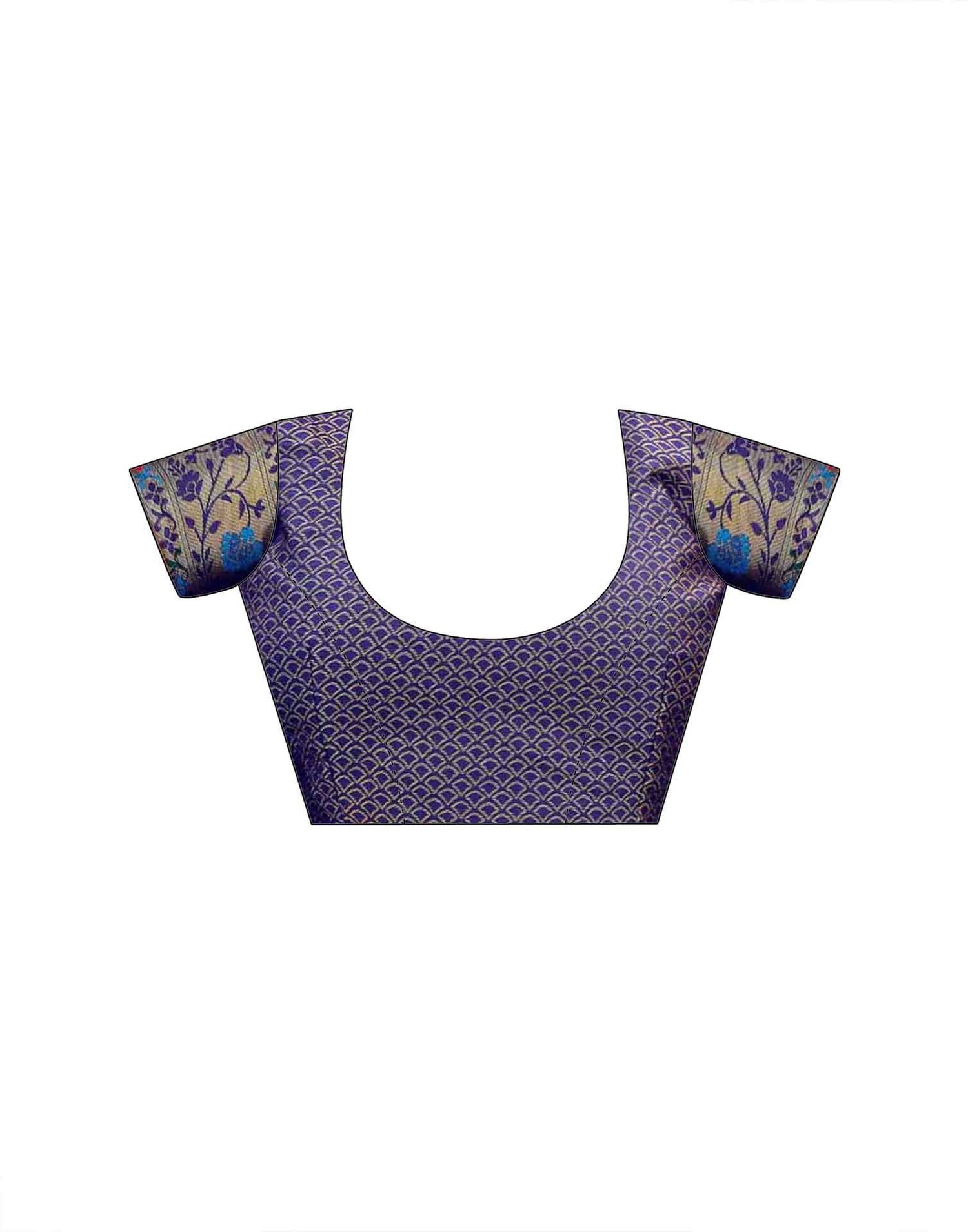 Navy Blue Silk Woven Paithani Saree