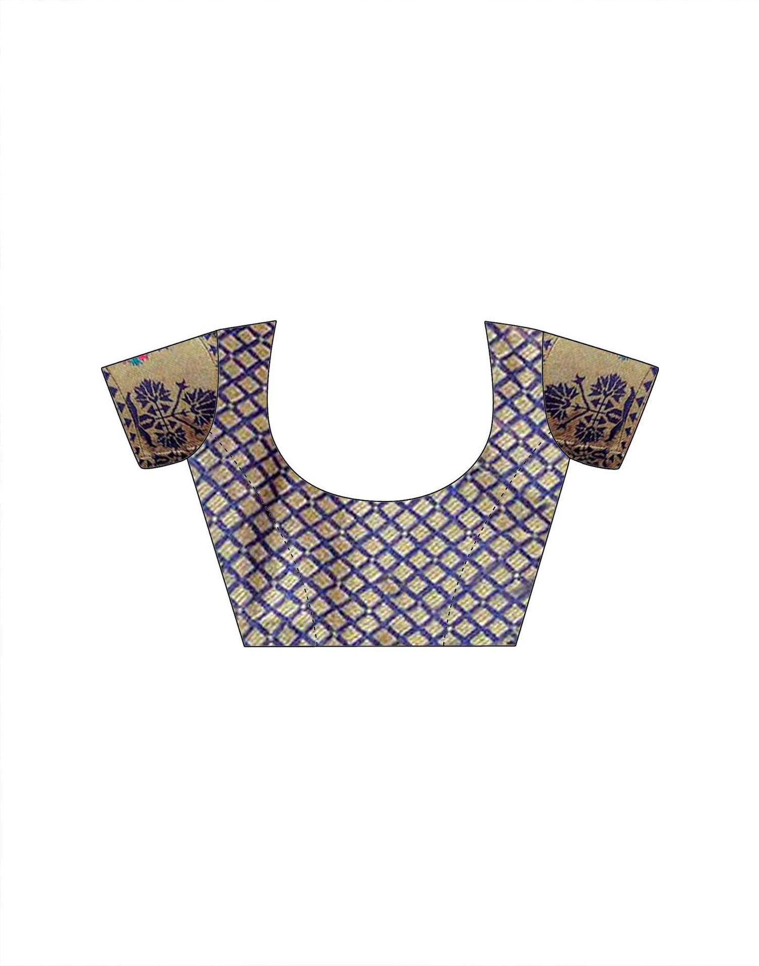 Navy Blue Silk Woven Paithani Saree