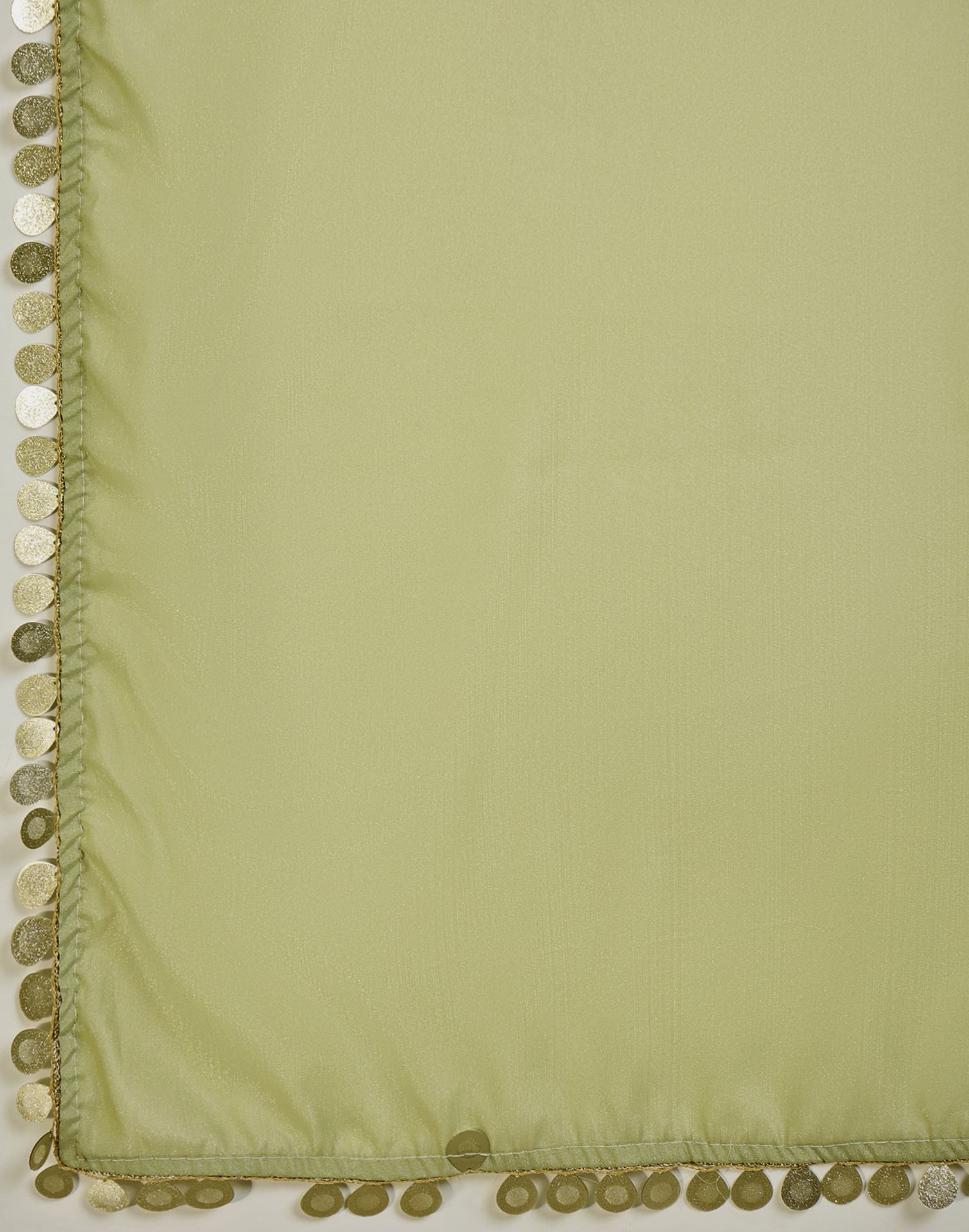 Pista Green Shimmer Lace Saree