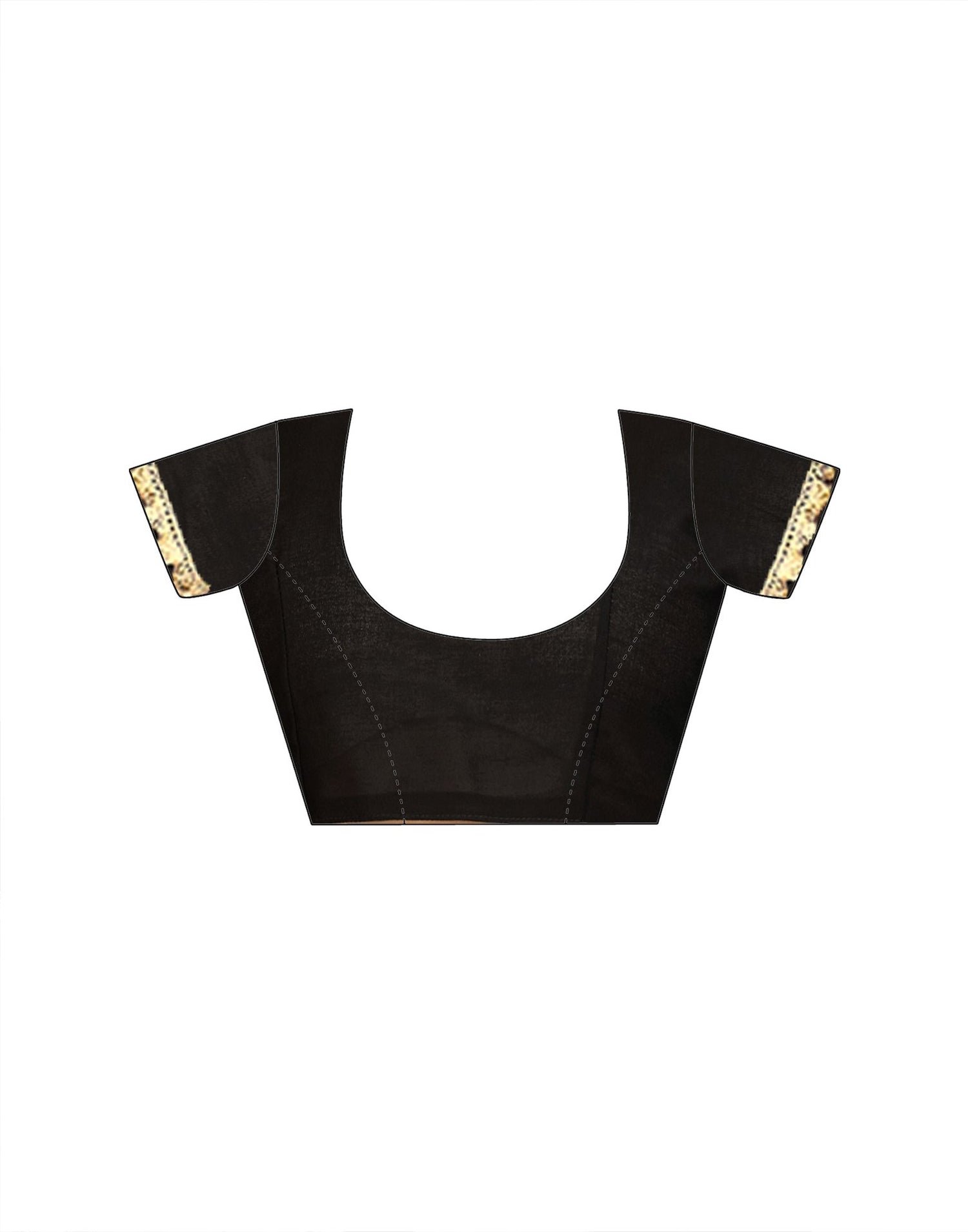 Black Georgette Stone Work Lace Saree