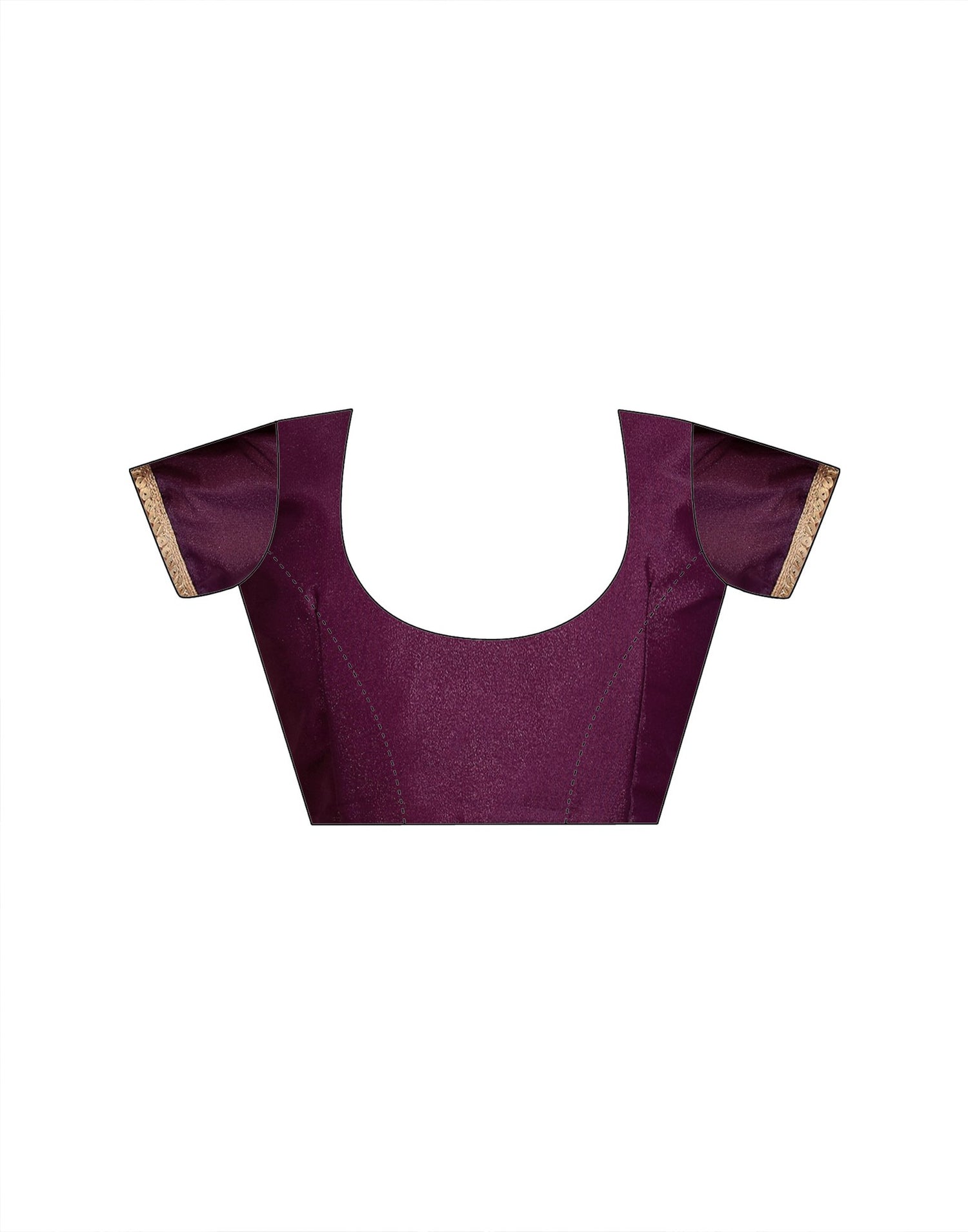 Wine Shimmer Lace Saree