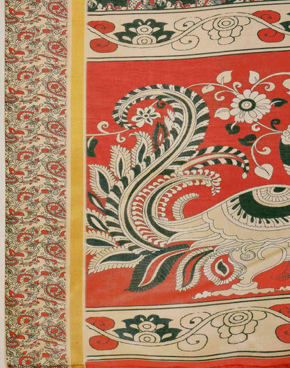 Black Cotton Silk Printed Saree