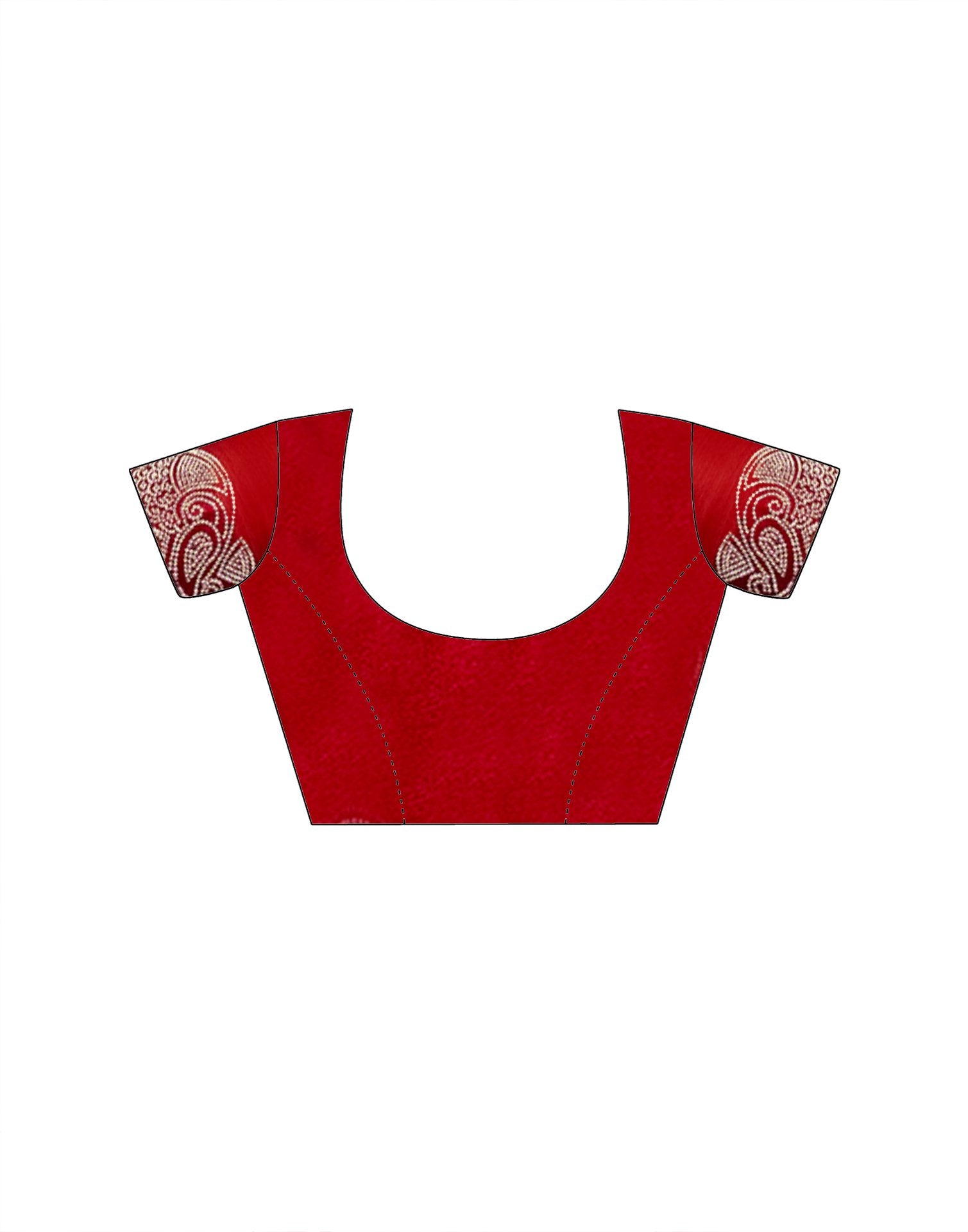 Maroon Chiffon Stone Work Swarovski Saree