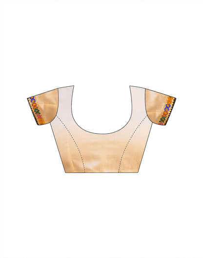 Purple Georgette Printed Bandhani Saree