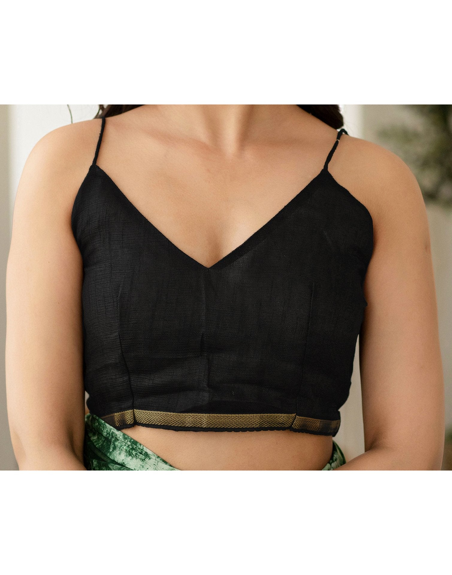 Ready To Wear Green Georgette Printed Saree