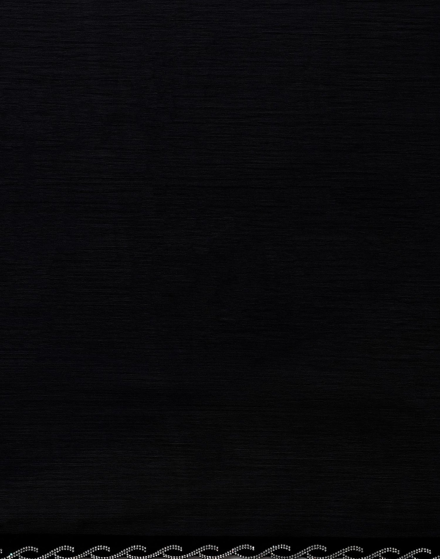 Black Chiffon Stone Work Embellished Saree