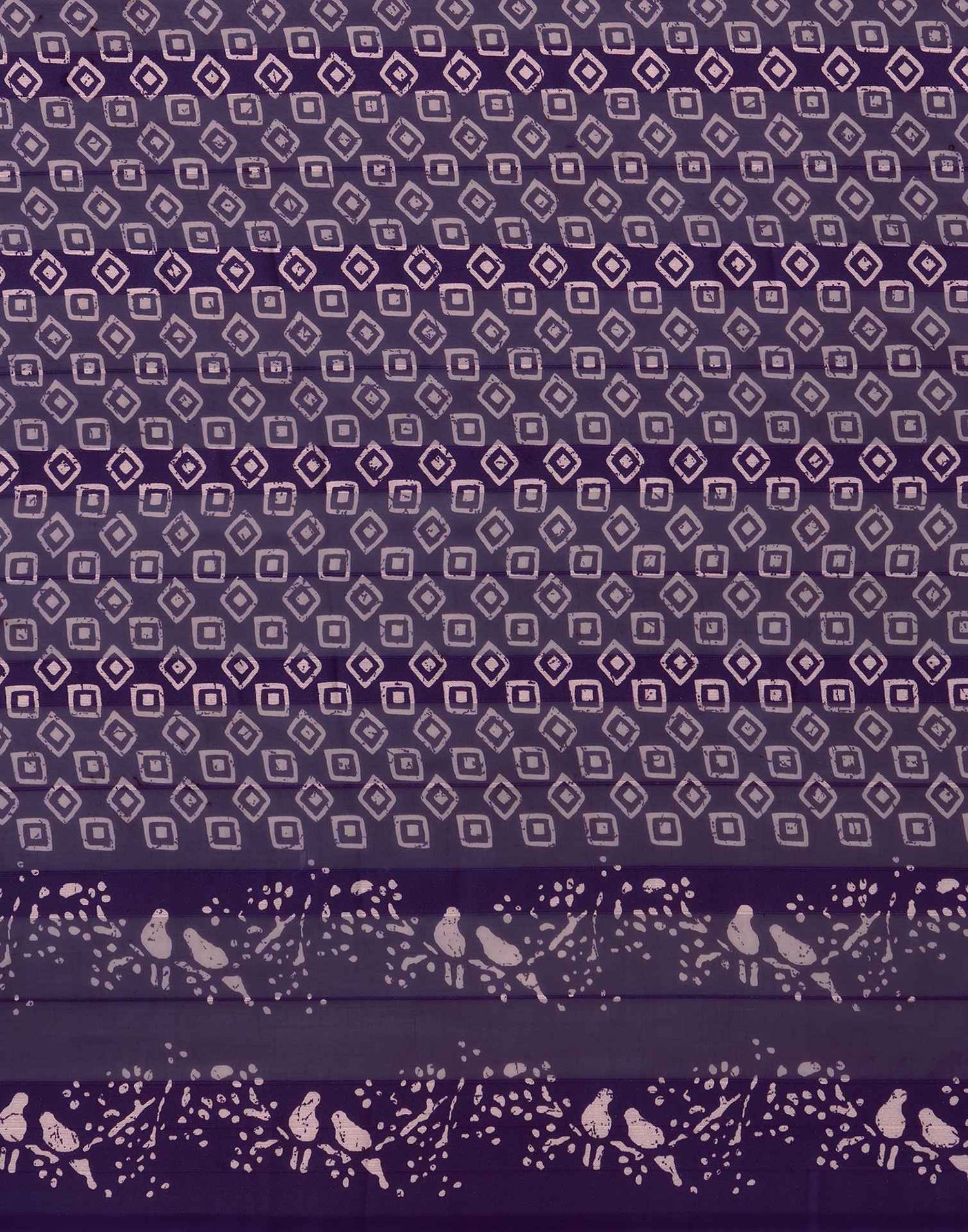 Purple Georgette Printed Saree