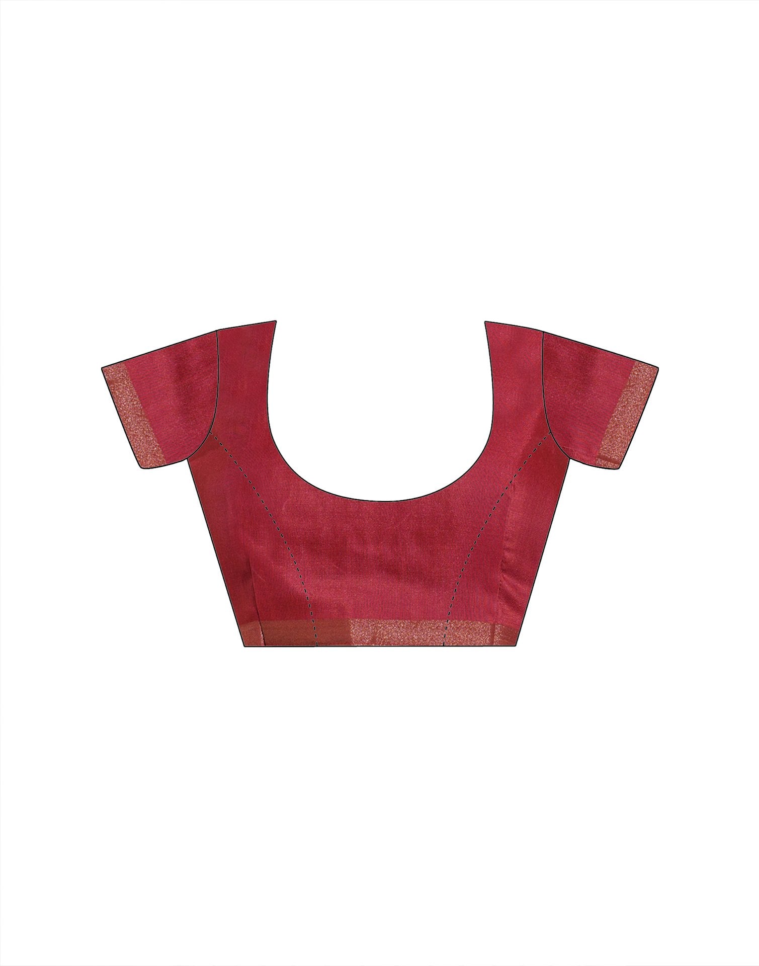 Dusty Peach Silk Printed Saree
