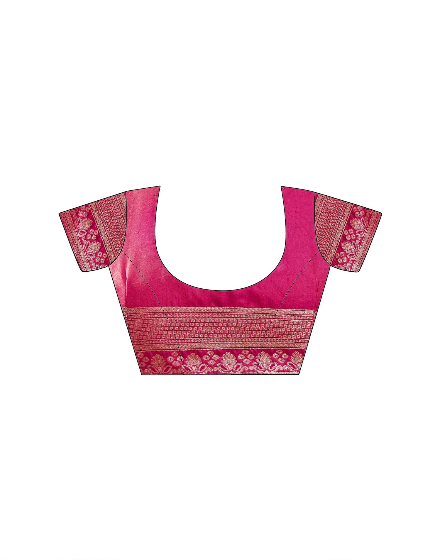 Pink Silk Woven Patola Saree