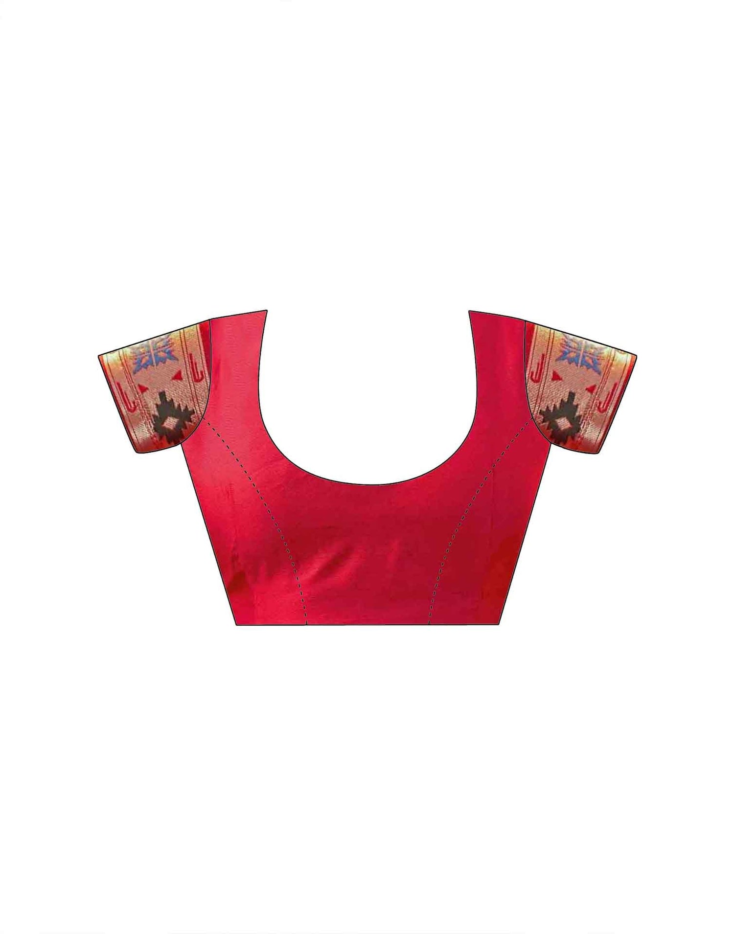 Olive Green Silk Woven Paithani Saree