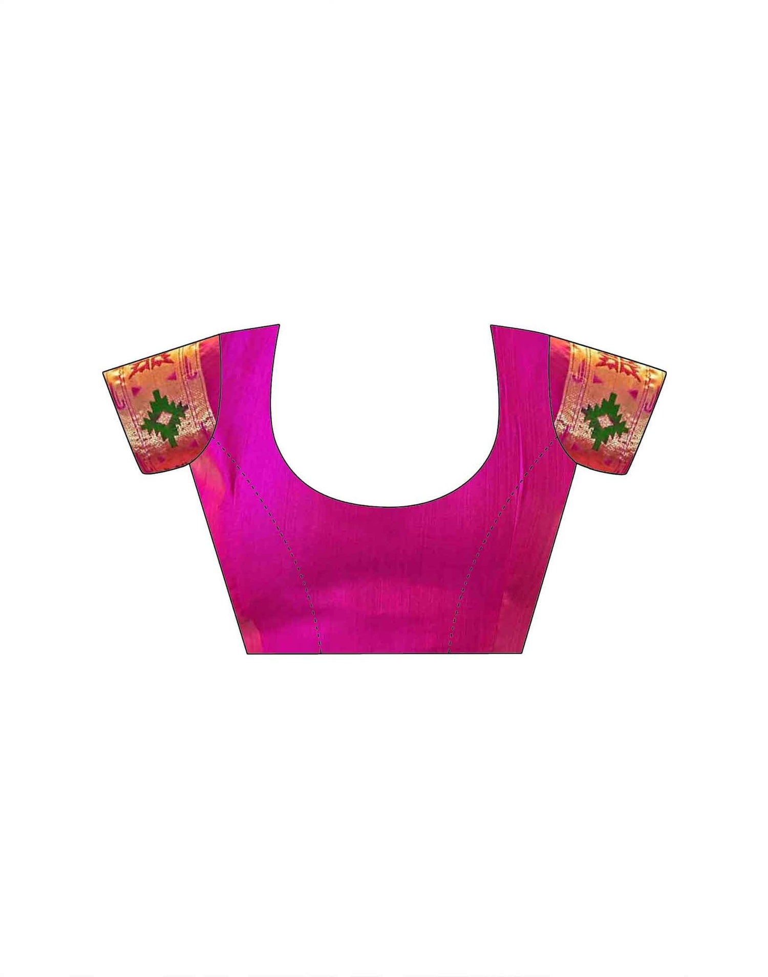 Teal Blue Silk Woven Paithani Saree