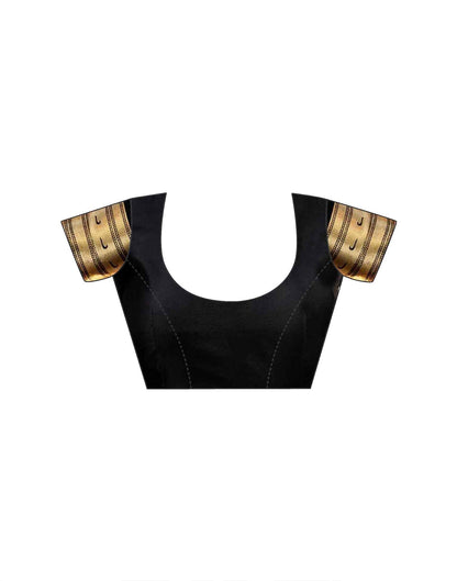 Black Silk Woven Paithani Saree